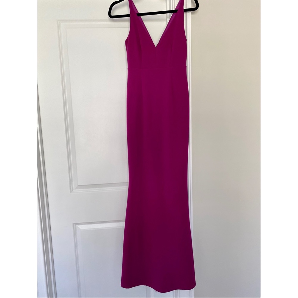 Lulus Melora Magenta Sleeveless Maxi Dress